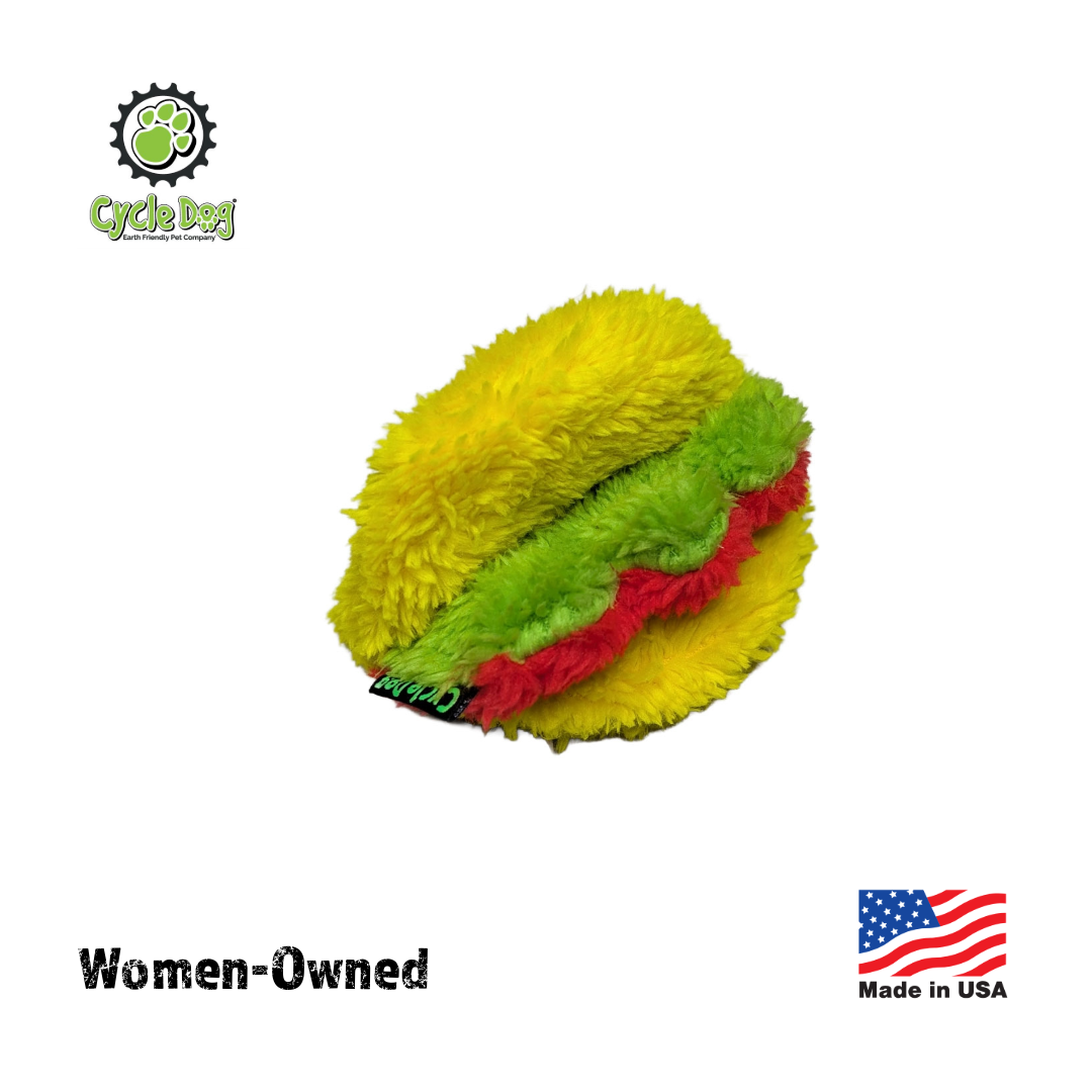 Duraplush Cat Toy Taco Made in USA