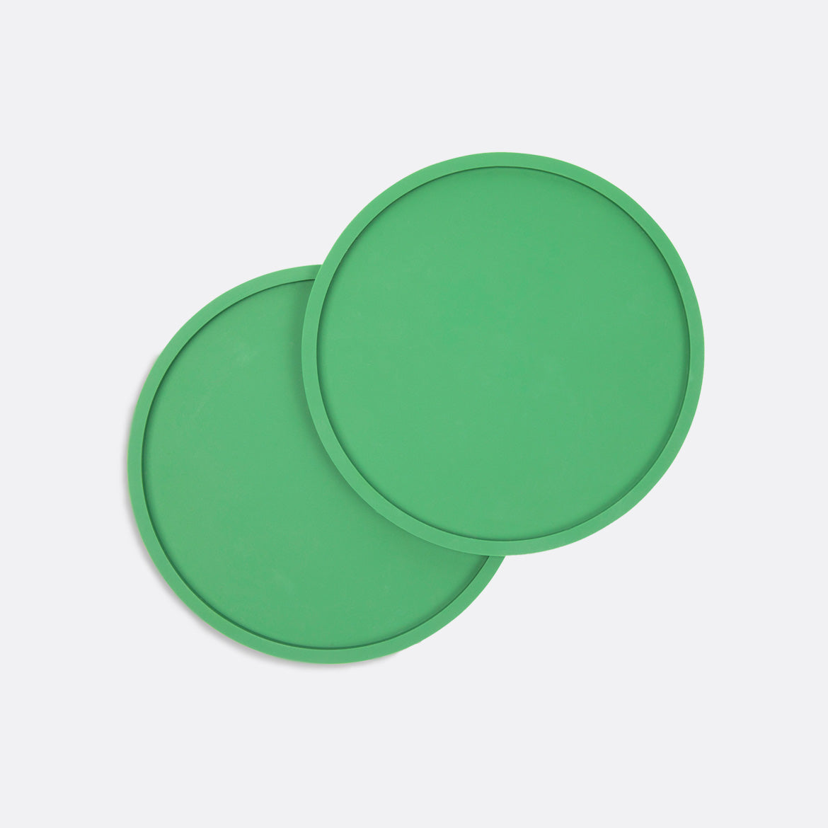 Forest Green Habit Circle Dog Placemat - Set of 2 - Waggo