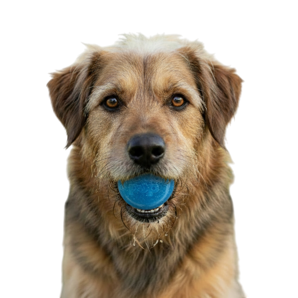 SodaPup Glitter Ball Dog Toy | Soft PUP-X Rubber Floating Fetch Treat Dispenser USA Made