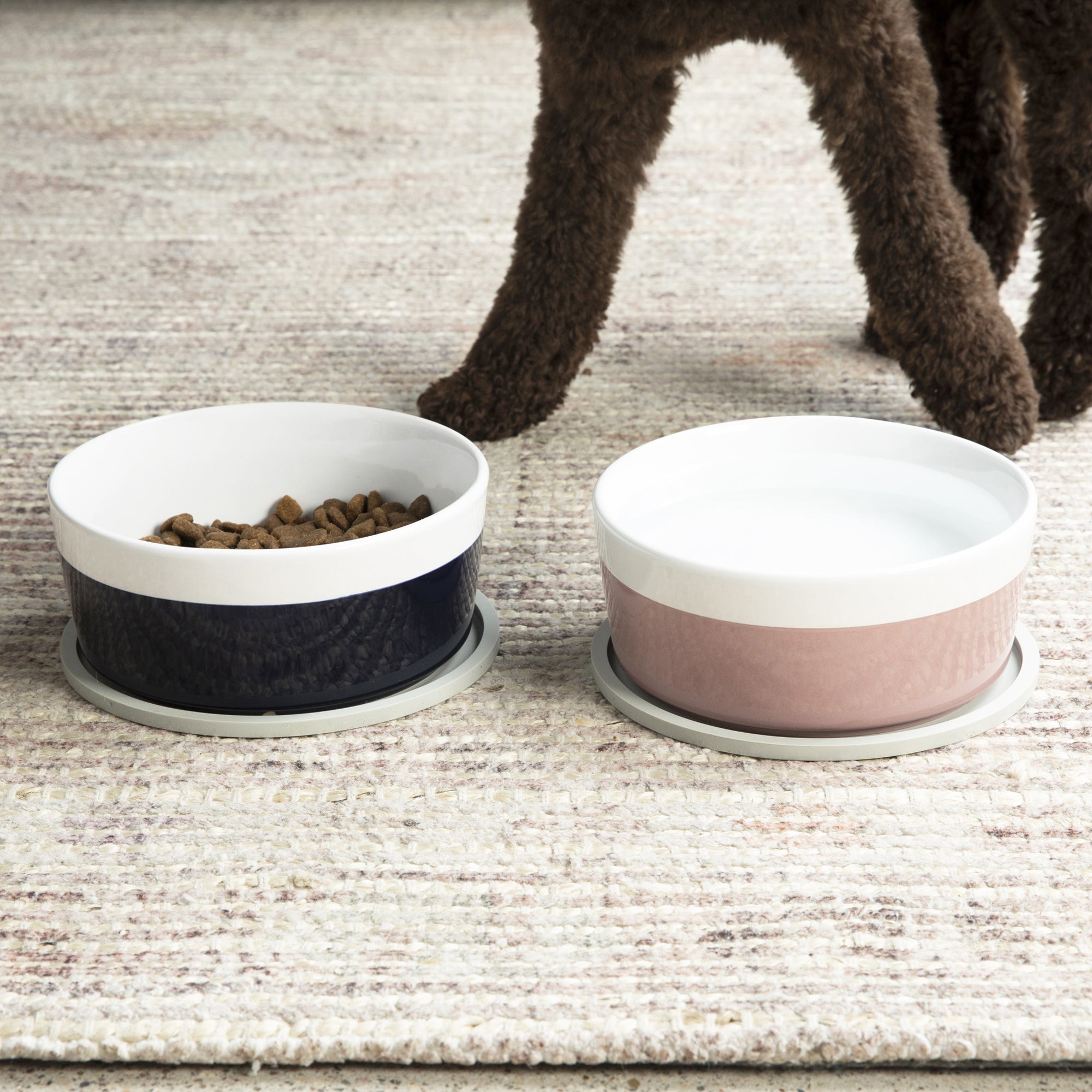 Forest Green Habit Circle Dog Placemat - Set of 2 - Waggo