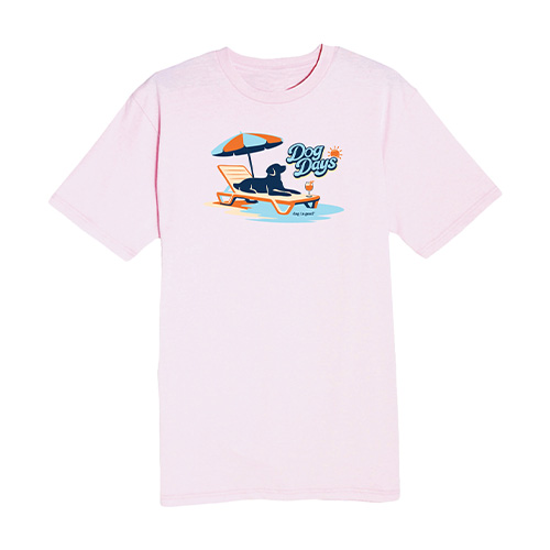T-shirt: Dog Days (Pink)
