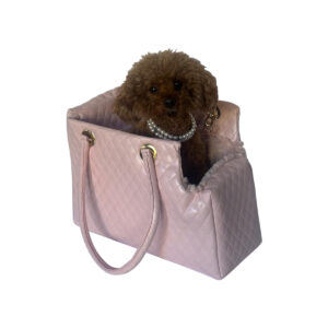 Kate Quilted Carrier, Light Pink with Quilted Straps