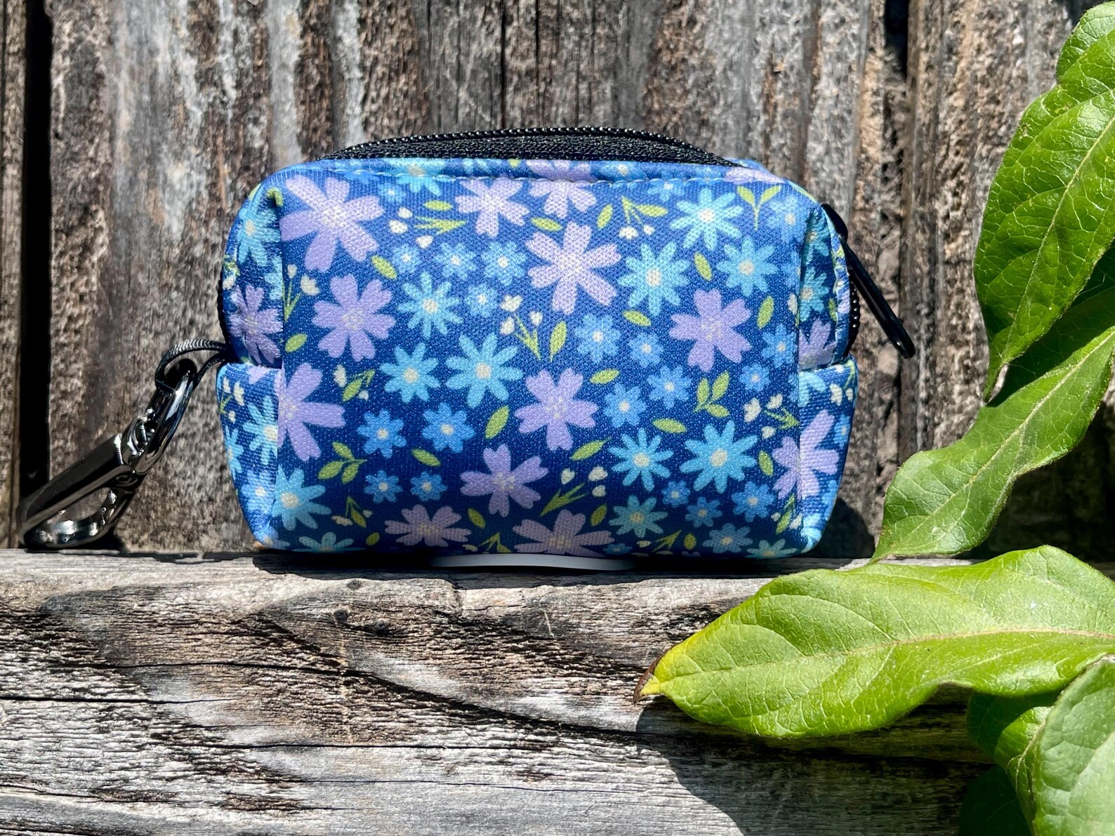 Lavender Garden | Floral Dog Poop Bag Holder | Recycled Neoprene - Image 3