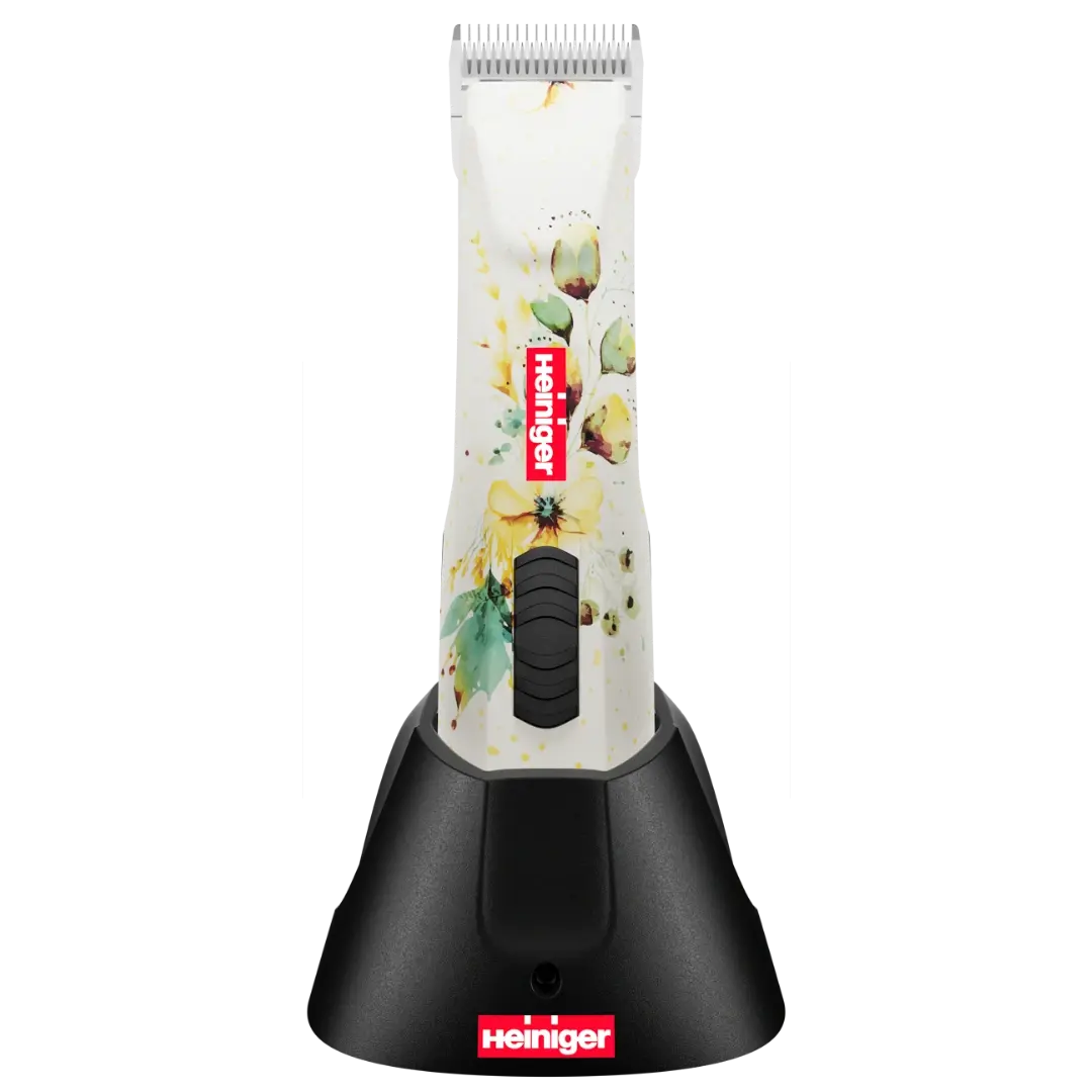 Opal White Floral Cordless Clipper with One Battery by Heiniger - Image 5
