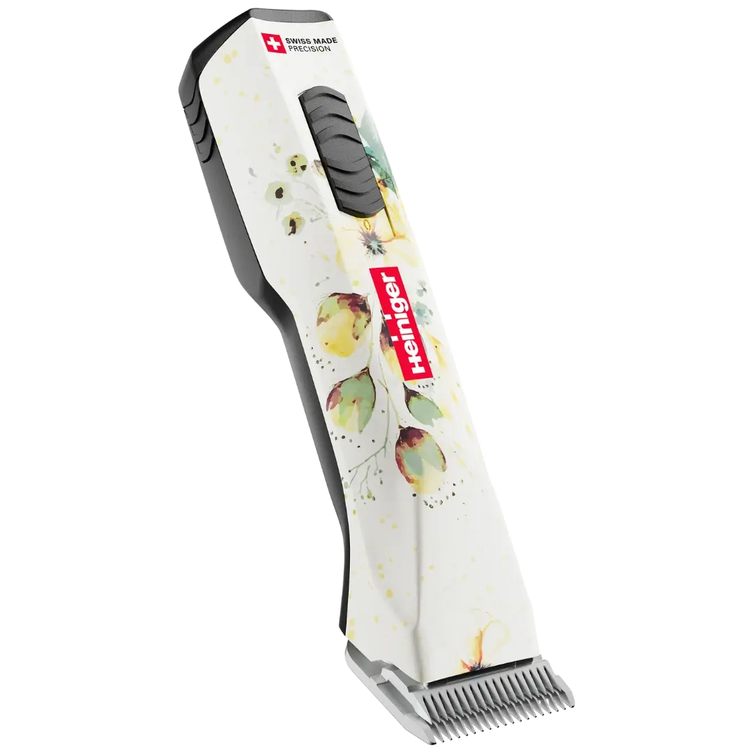 Opal White Floral Cordless Clipper with One Battery by Heiniger - Image 4
