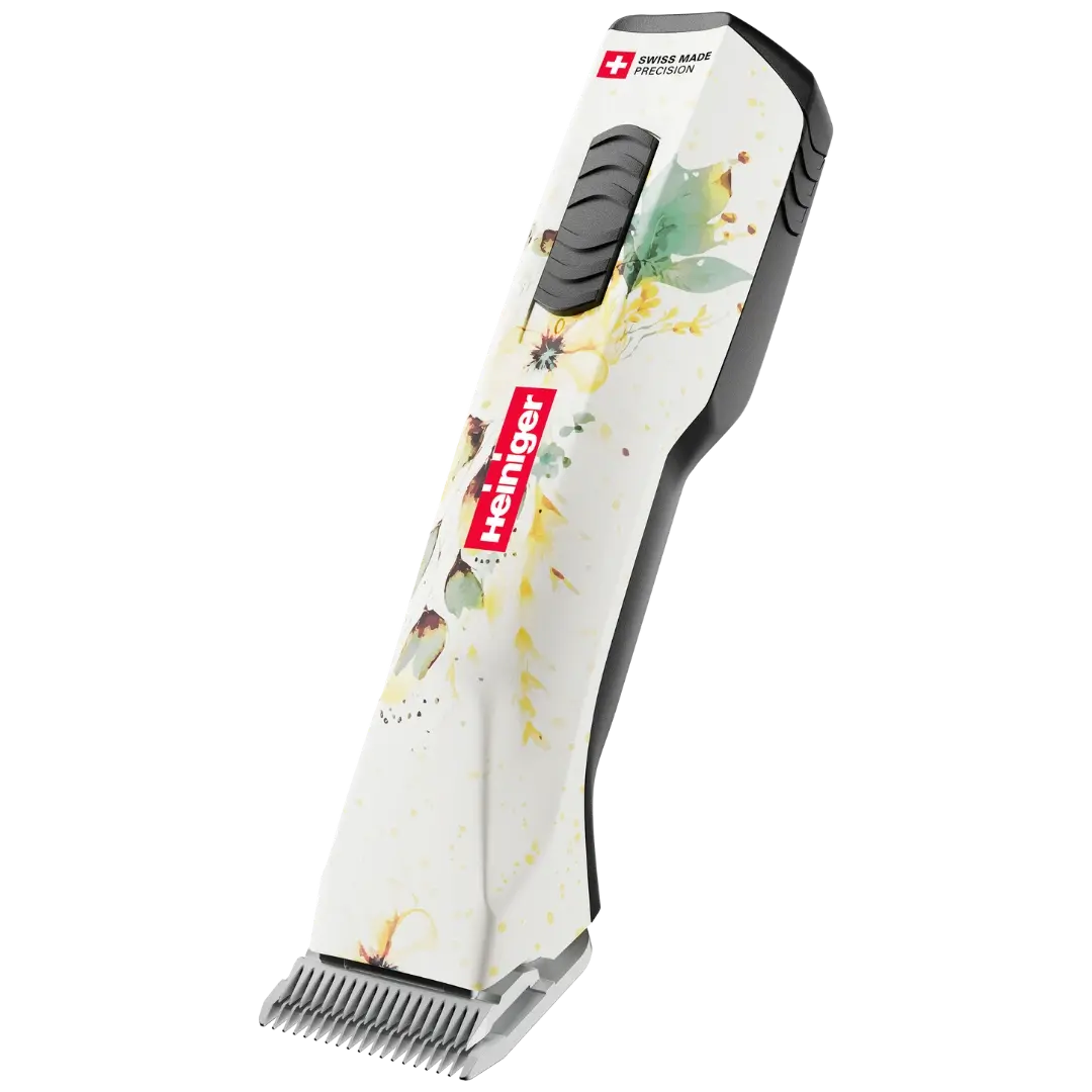 Opal White Floral Cordless Clipper with One Battery by Heiniger - Image 3