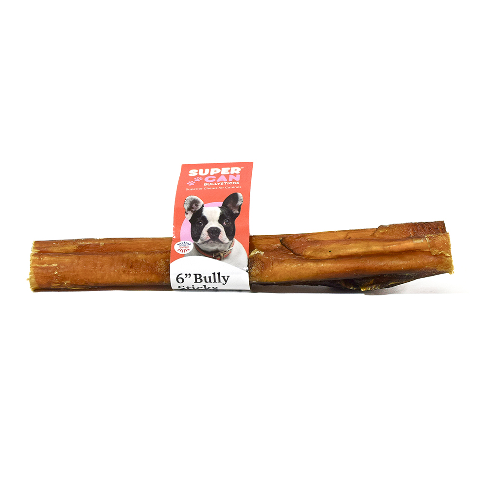 SuperCan natural Mega Monster Bully Sticks – wholesale pet store supply, no additives, farm-raised beef