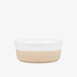 Textured Dipper Ceramic Dog Bowl - Waggo 