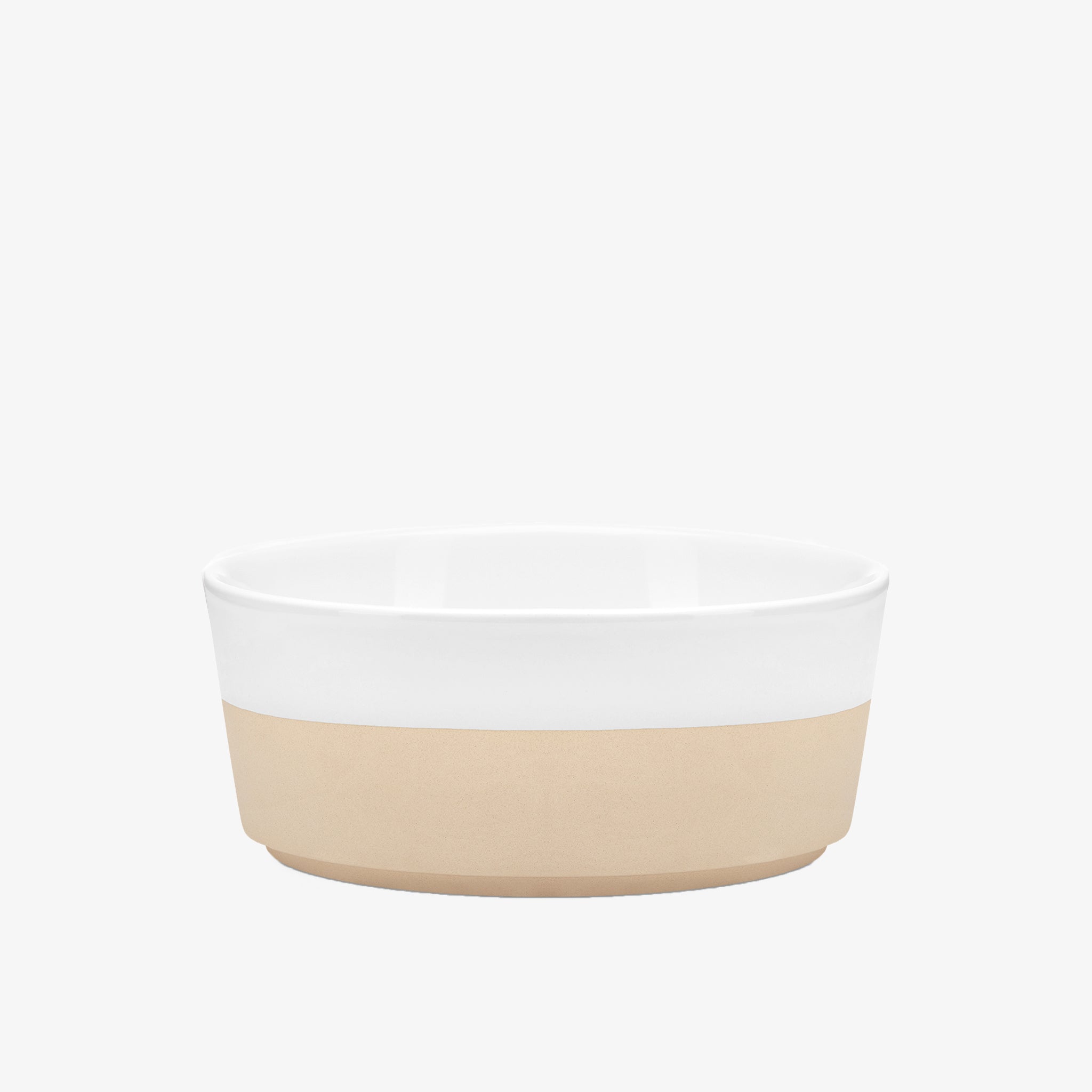 Textured Dipper Ceramic Dog Bowl - Waggo