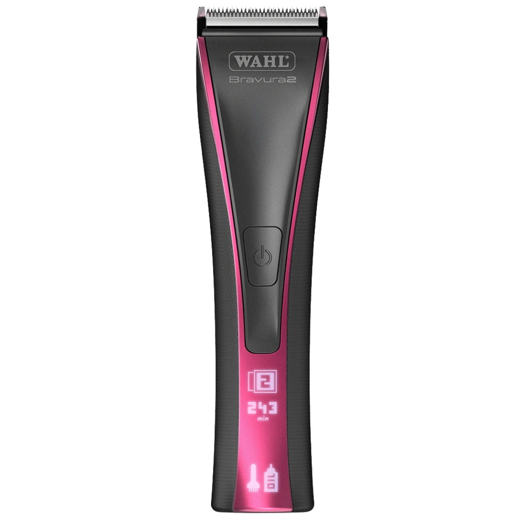 Bravura2 Cordless Clipper Brilliant Rose with Charging Stand by Wahl - Image 2