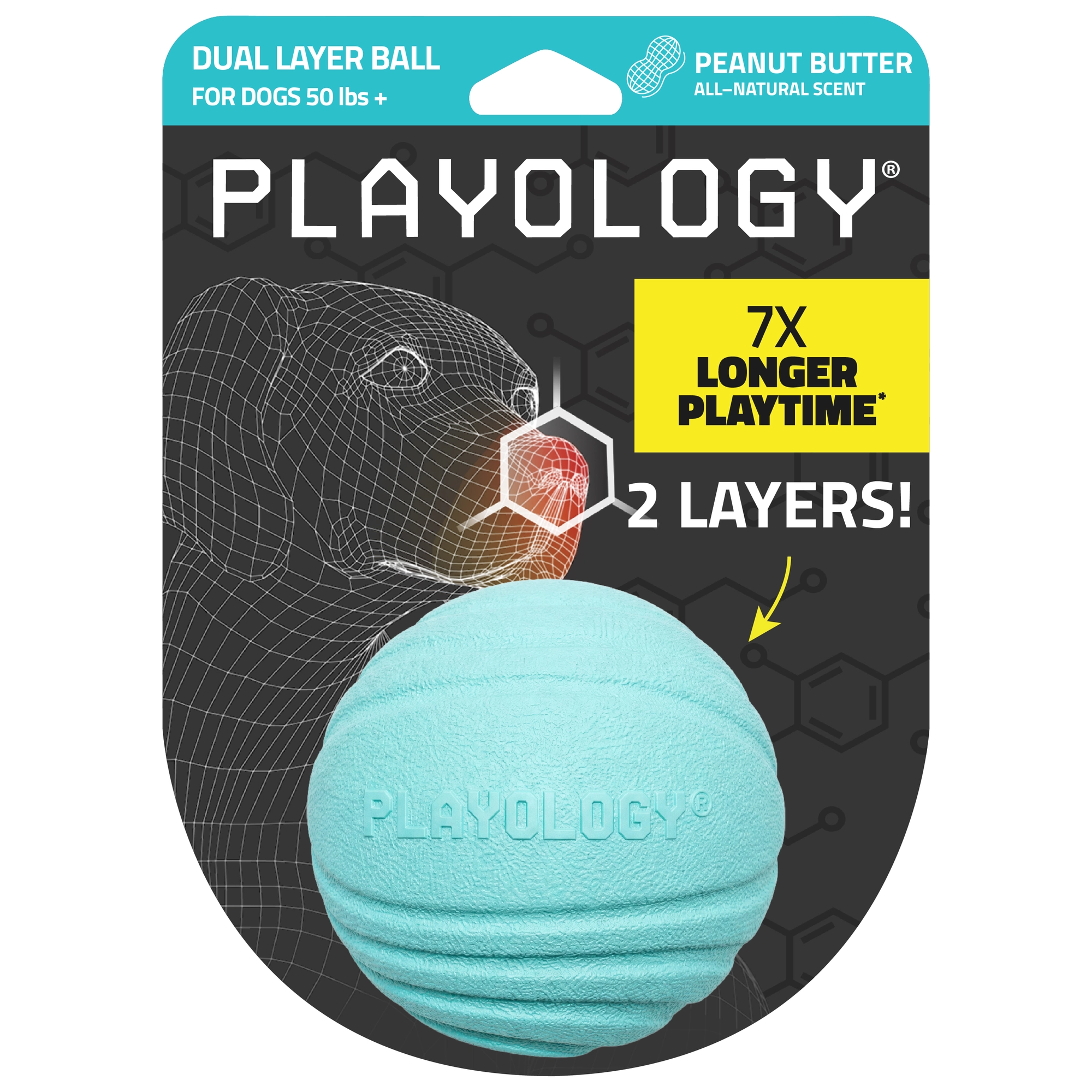 DUAL LAYER BALL PEANUT BUTTER JUMBO