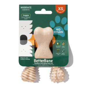 BetterBone Mini Plant Based Chew Toy - Moderate Chewers - Veggie Scent