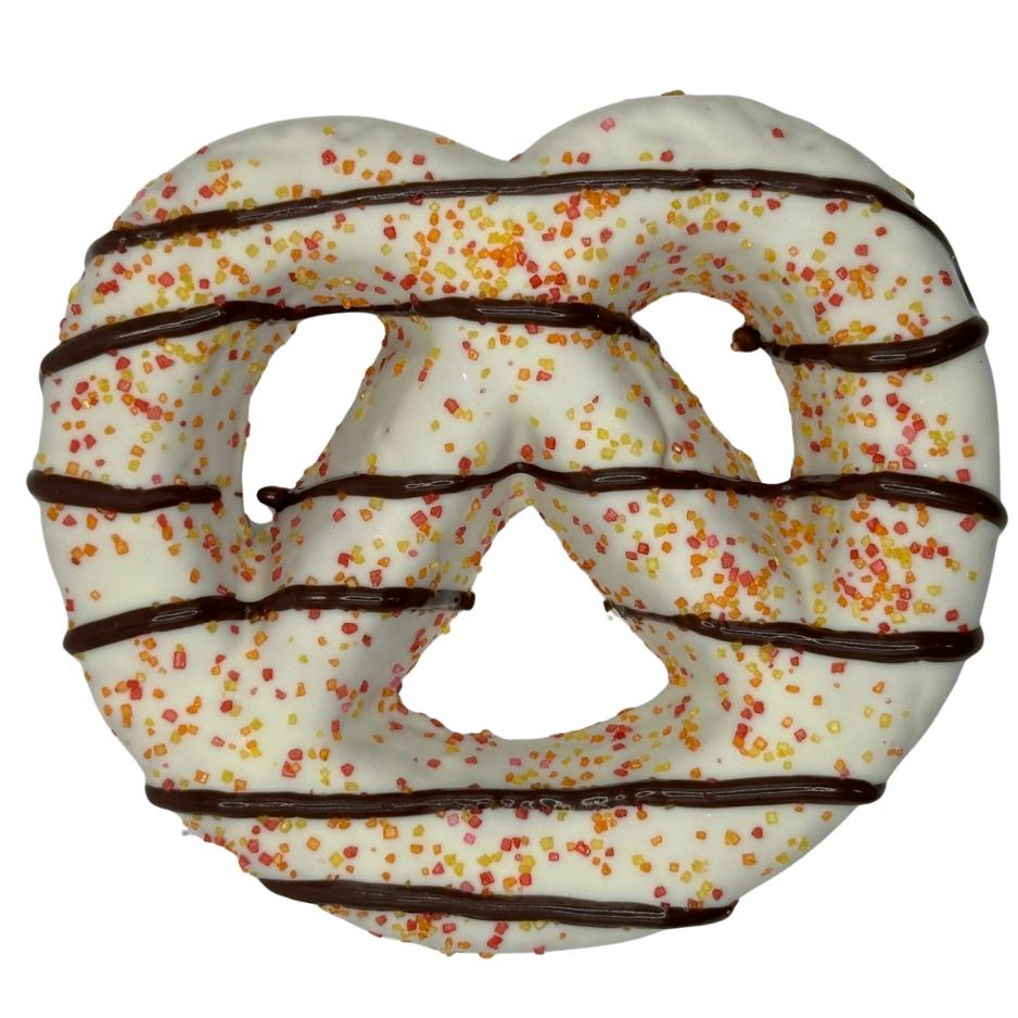 Fall Pretzel 11973 Hand Decorated Molasses