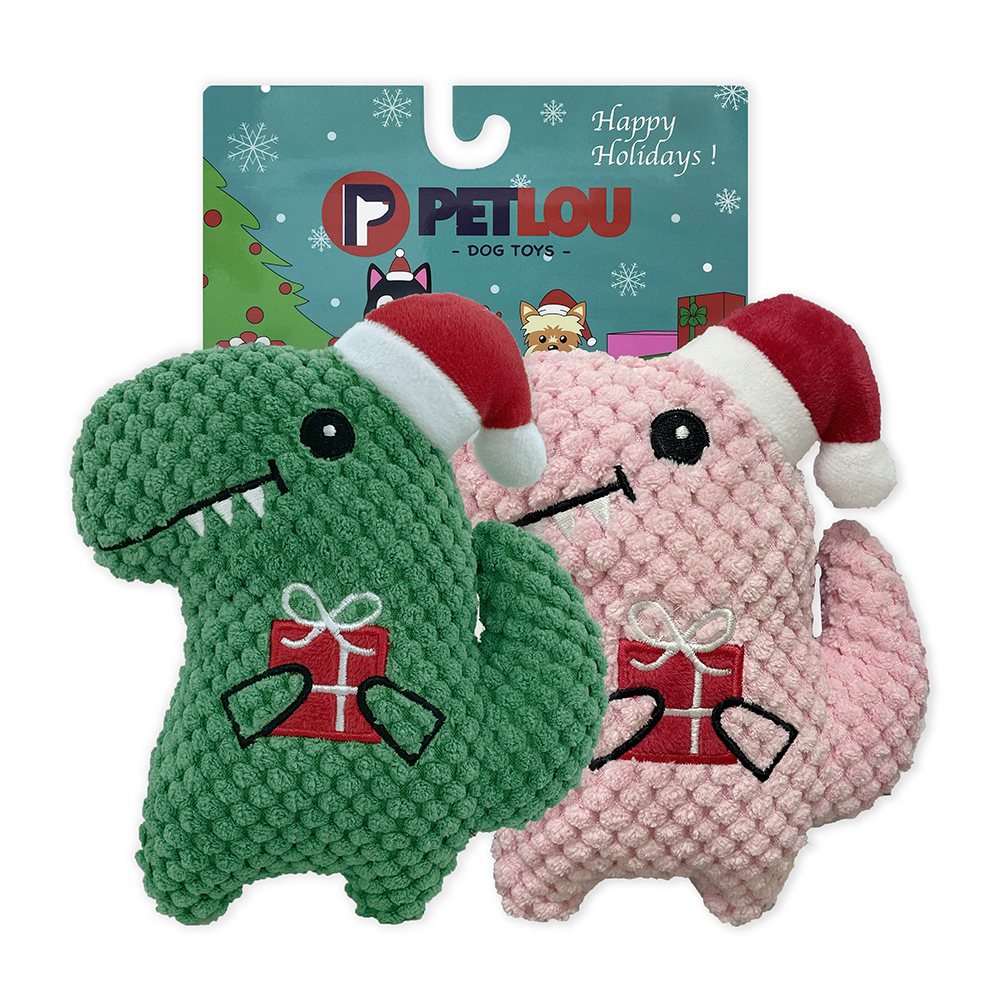 6" CHRISTMAS TWIN PACK-DINOS (4 sets)