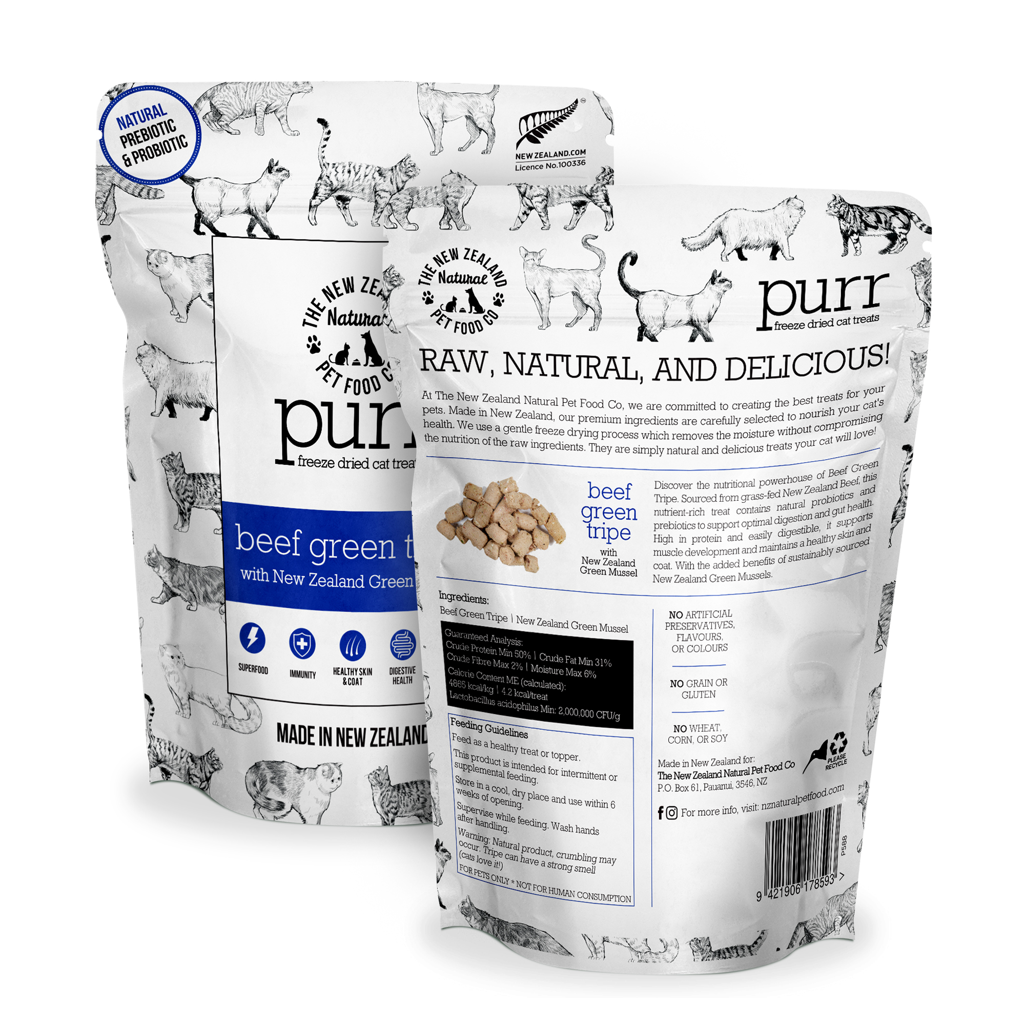 PURR Beef Green Tripe Freeze Dried 1.4oz - Image 6