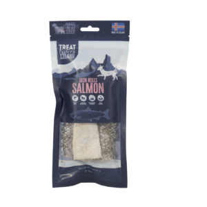 Dried Salmon Skin - 5-6 Inches 3 Piece Bag