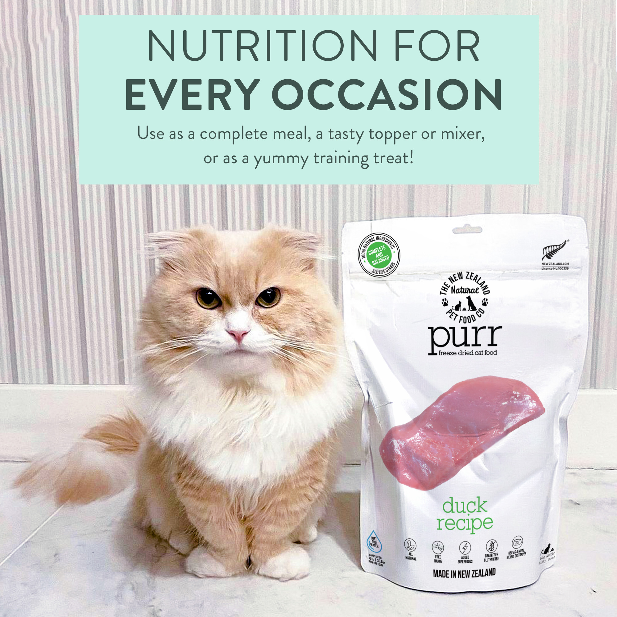 PURR DUCK Freeze Dried Cat Food - Image 4