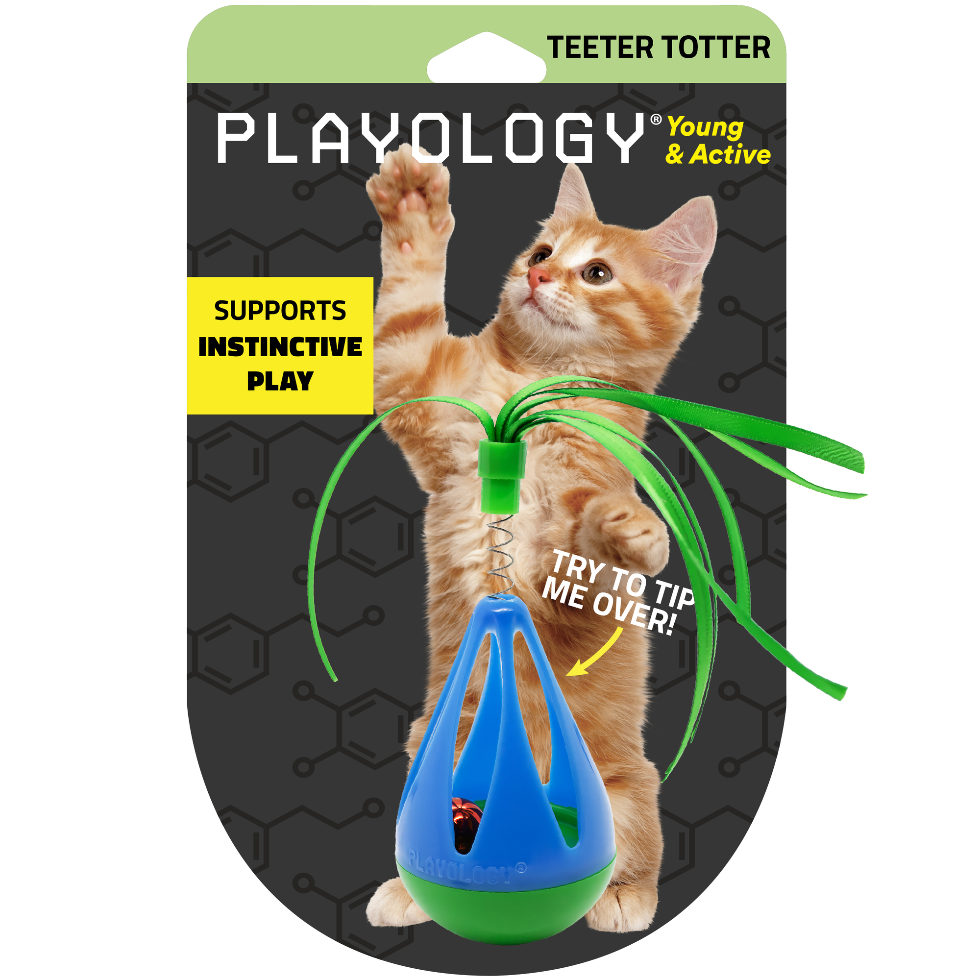 PLAYOLOGY CAT - TEETER TOTTER WITH FEATHER