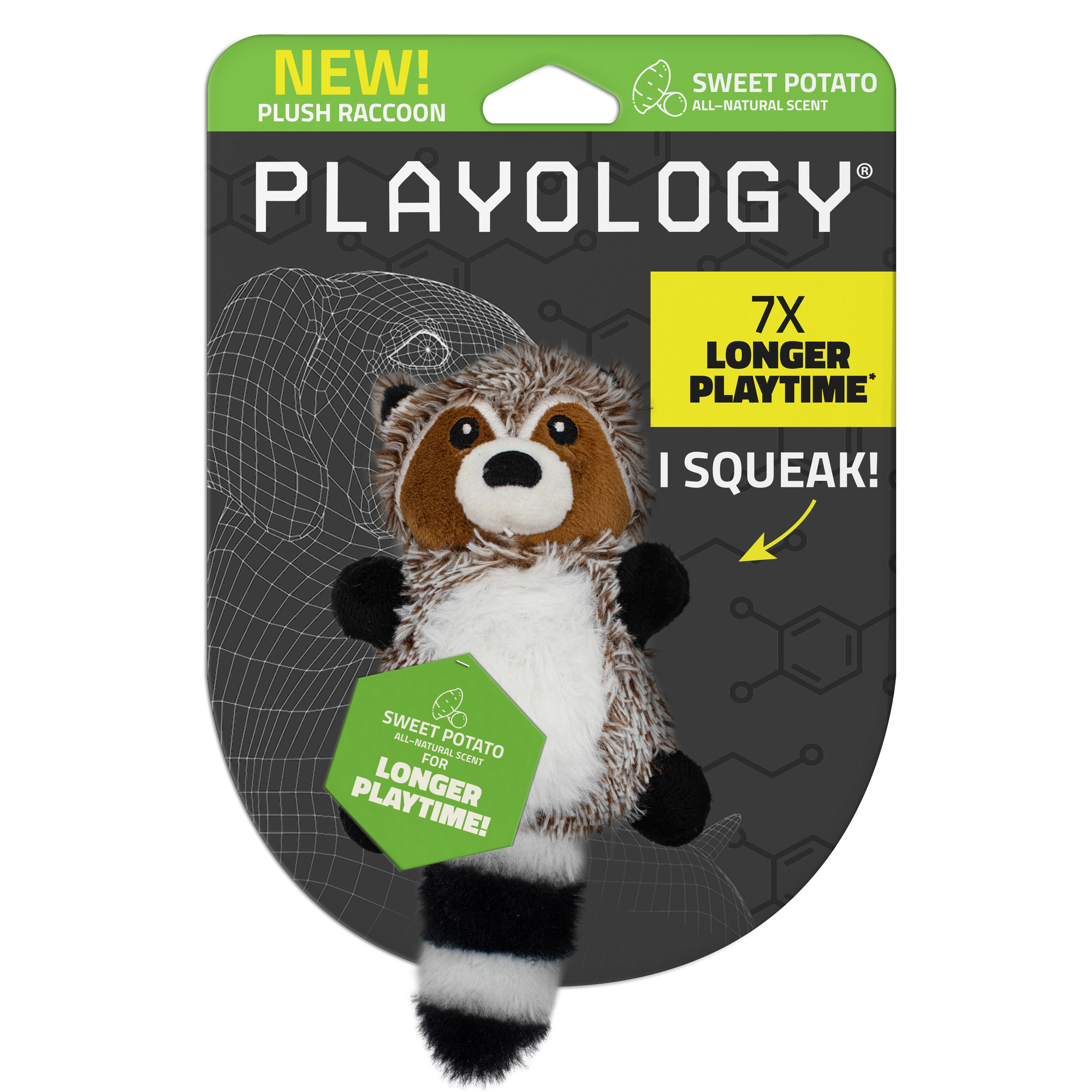 PLUSH RACCOON SWEET POTATO - SM