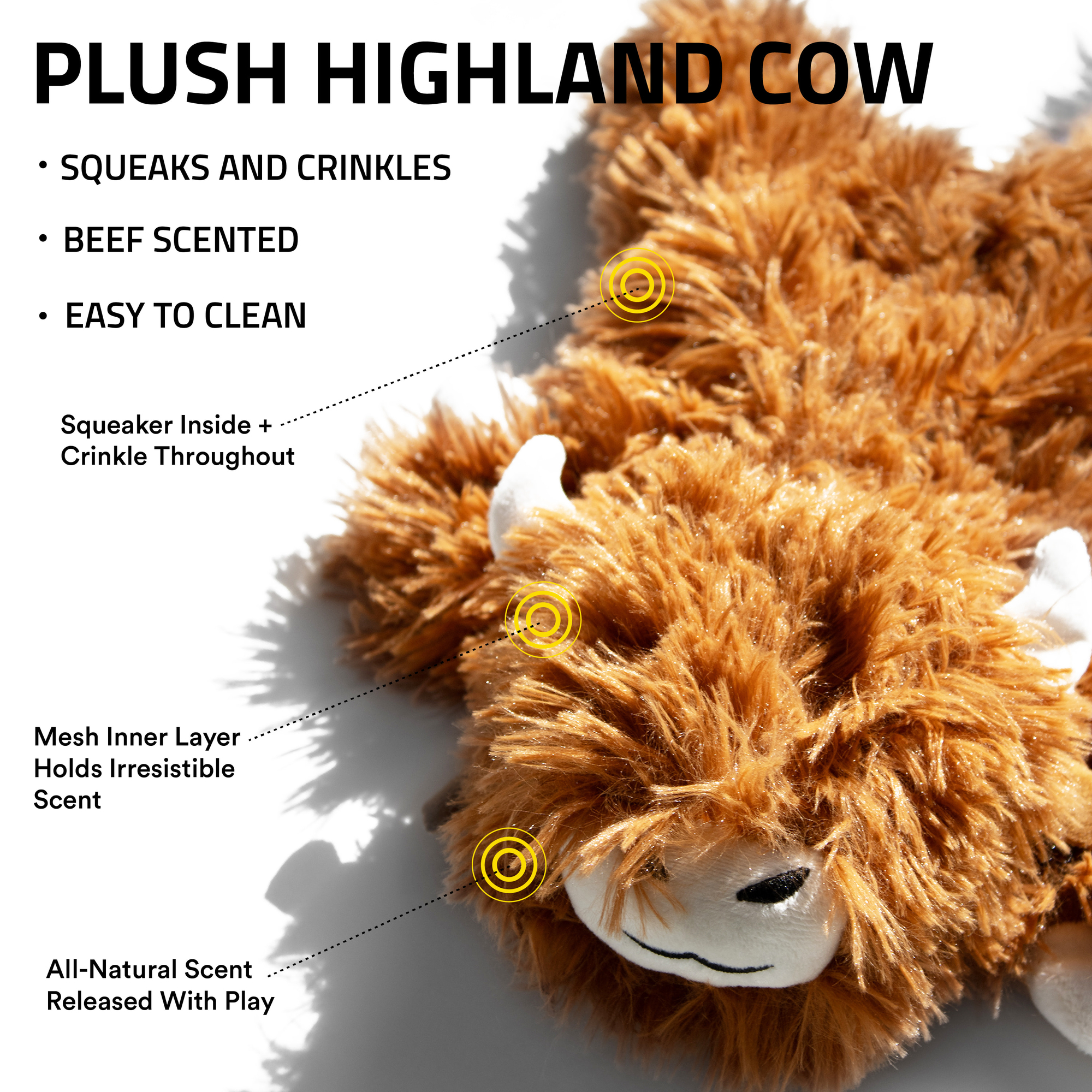 PLUSH HIGHLAND COW BEEF - JUMBO - Image 2