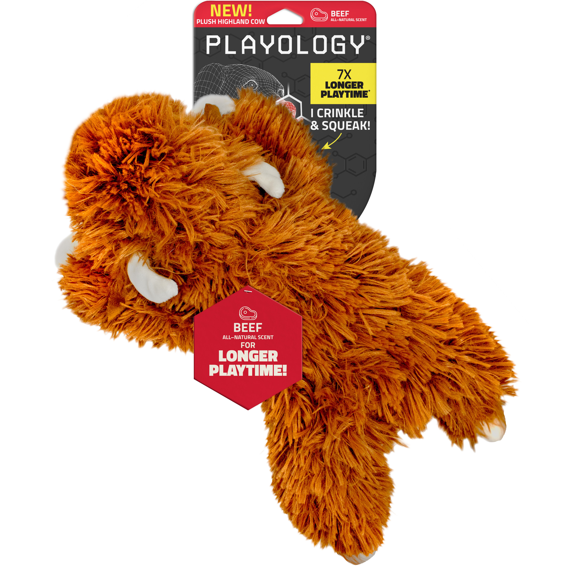 PLUSH HIGHLAND COW BEEF - JUMBO