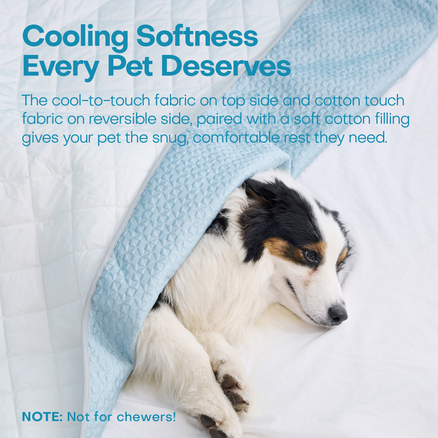GOOPAWS All Season Reversible Cooling Dog Blanket, Grey, 40x60" - Image 4