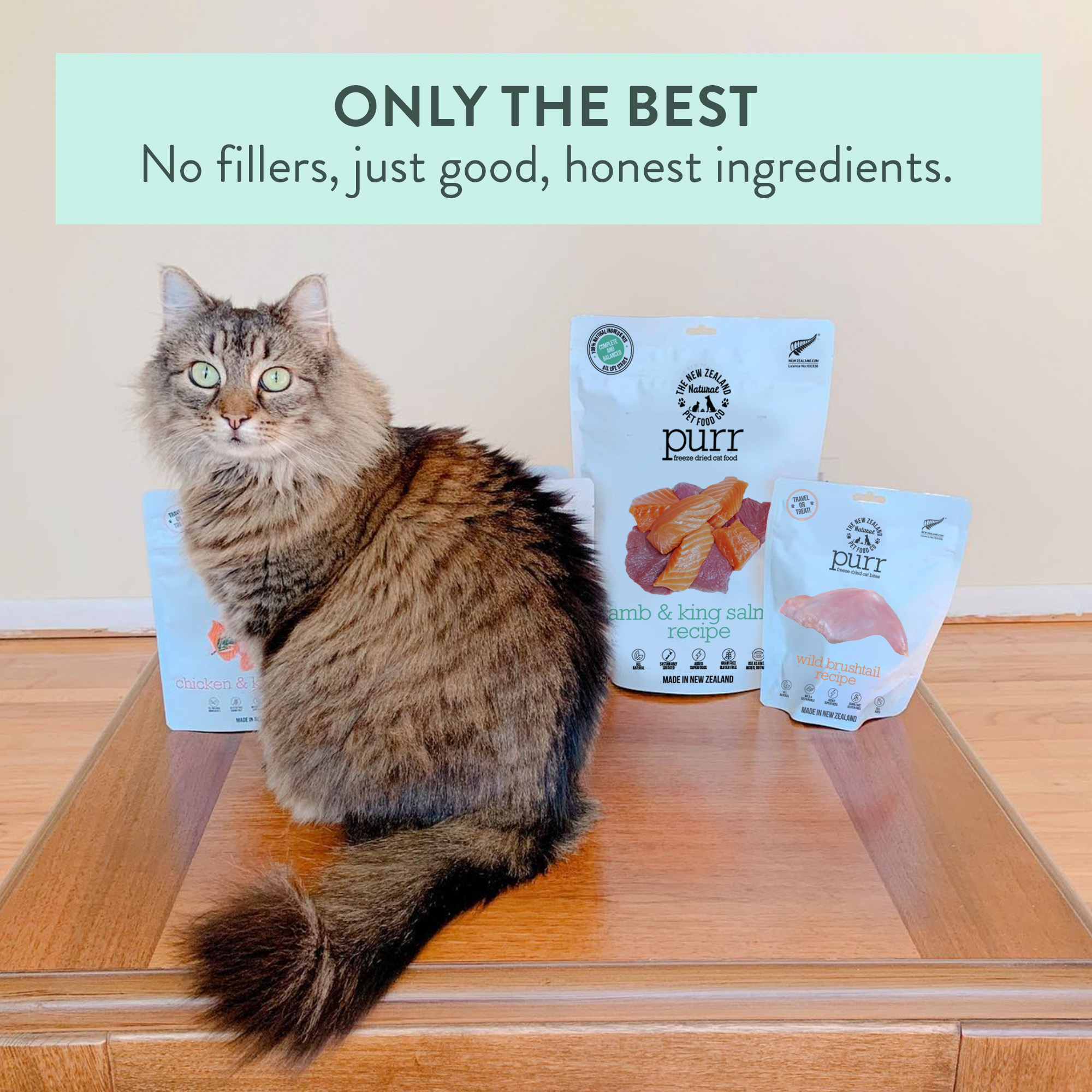 PURR LAMB & KING SALMON Freeze Dried Cat Food - Image 3