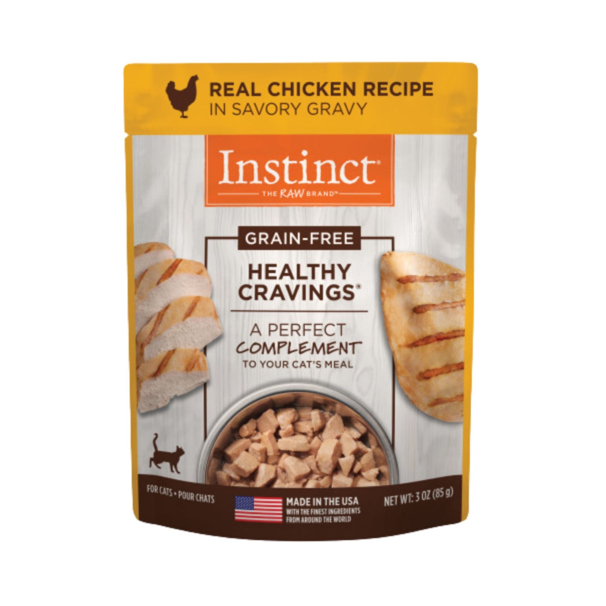 Instinct Cat Pouch Healthy Cravings Chicken 3oz. (Case of 24)