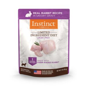 Instinct Cat Pouch Limited Ingredients Rabbit 3oz. (Case of 24)