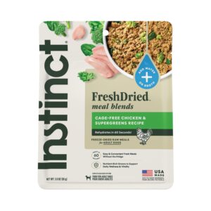 Instinct Freshdried Meal Blends Dog Freeze-dried Chicken Harvest 3oz