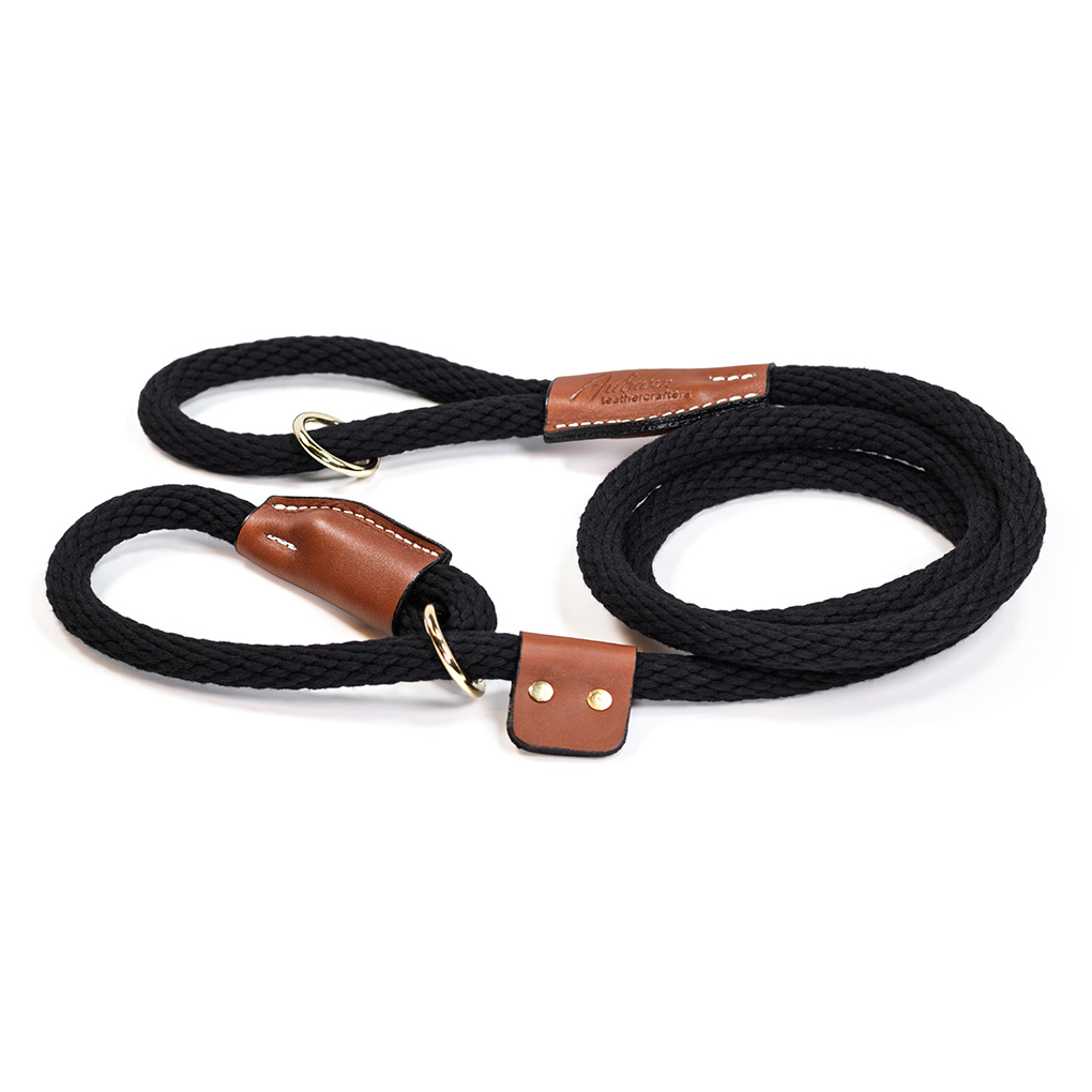 Braided Cotton Rope Leash - Slip - Image 4