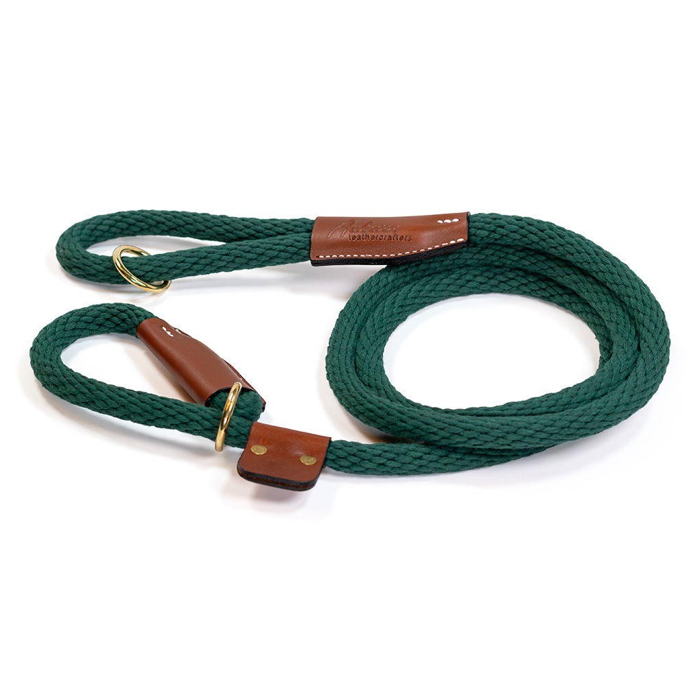 Braided Cotton Rope Leash - Slip
