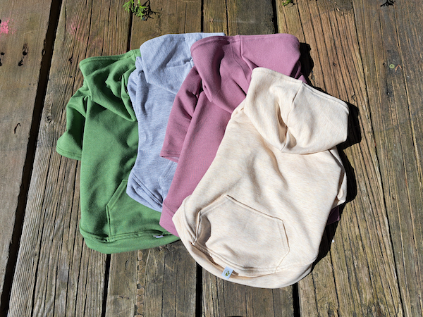 Eco-Pup Dog Clothing Bamboo Apple Hoodies