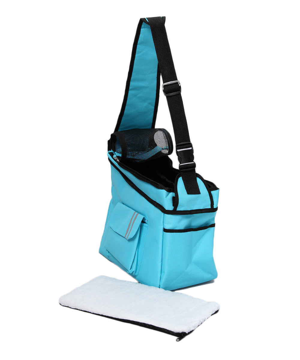 Pet Life ® Fashion Back-Supportive Over-The-Shoulder Fashion Pet Carrier - Image 4