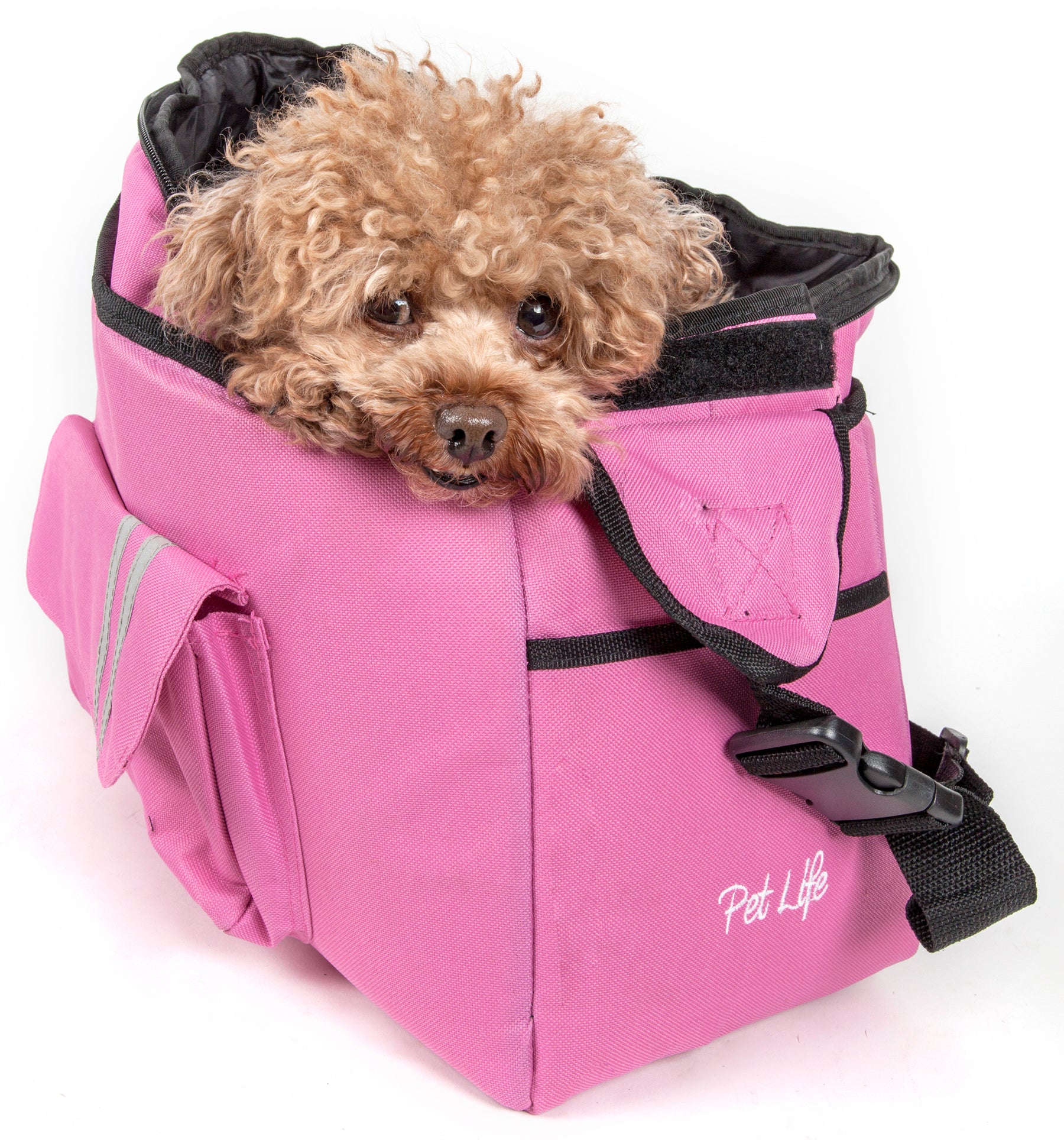 Pet Life ® Fashion Back-Supportive Over-The-Shoulder Fashion Pet Carrier