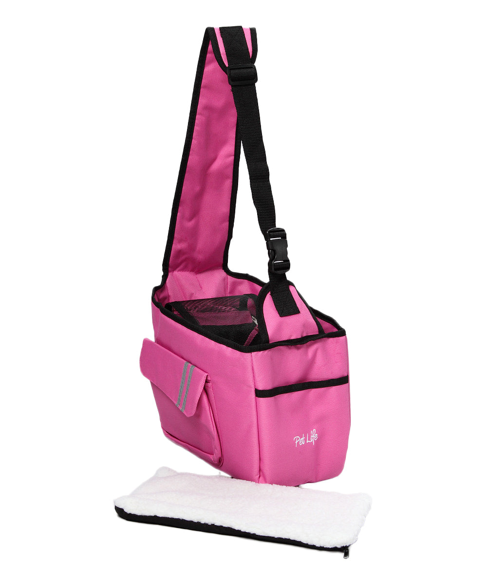 Pet Life ® Fashion Back-Supportive Over-The-Shoulder Fashion Pet Carrier - Image 4
