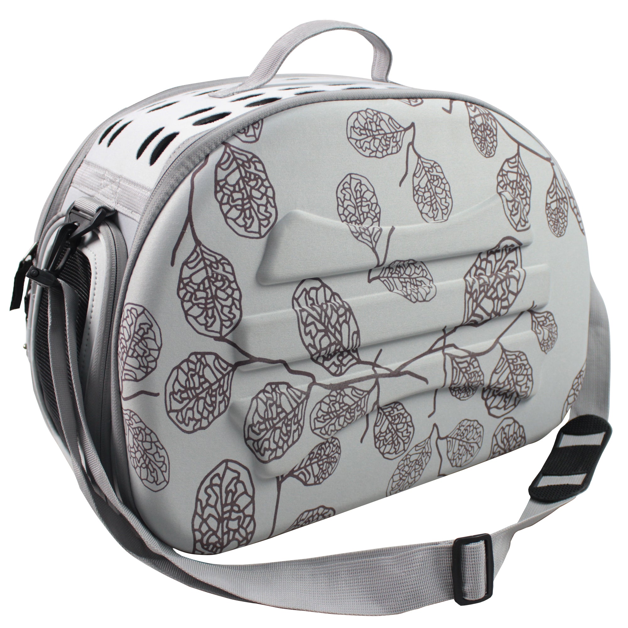 Pet Life ® Narrow Shelled Lightweight Collapsible Military Grade Transportable Designer Pet Carrier - Image 2