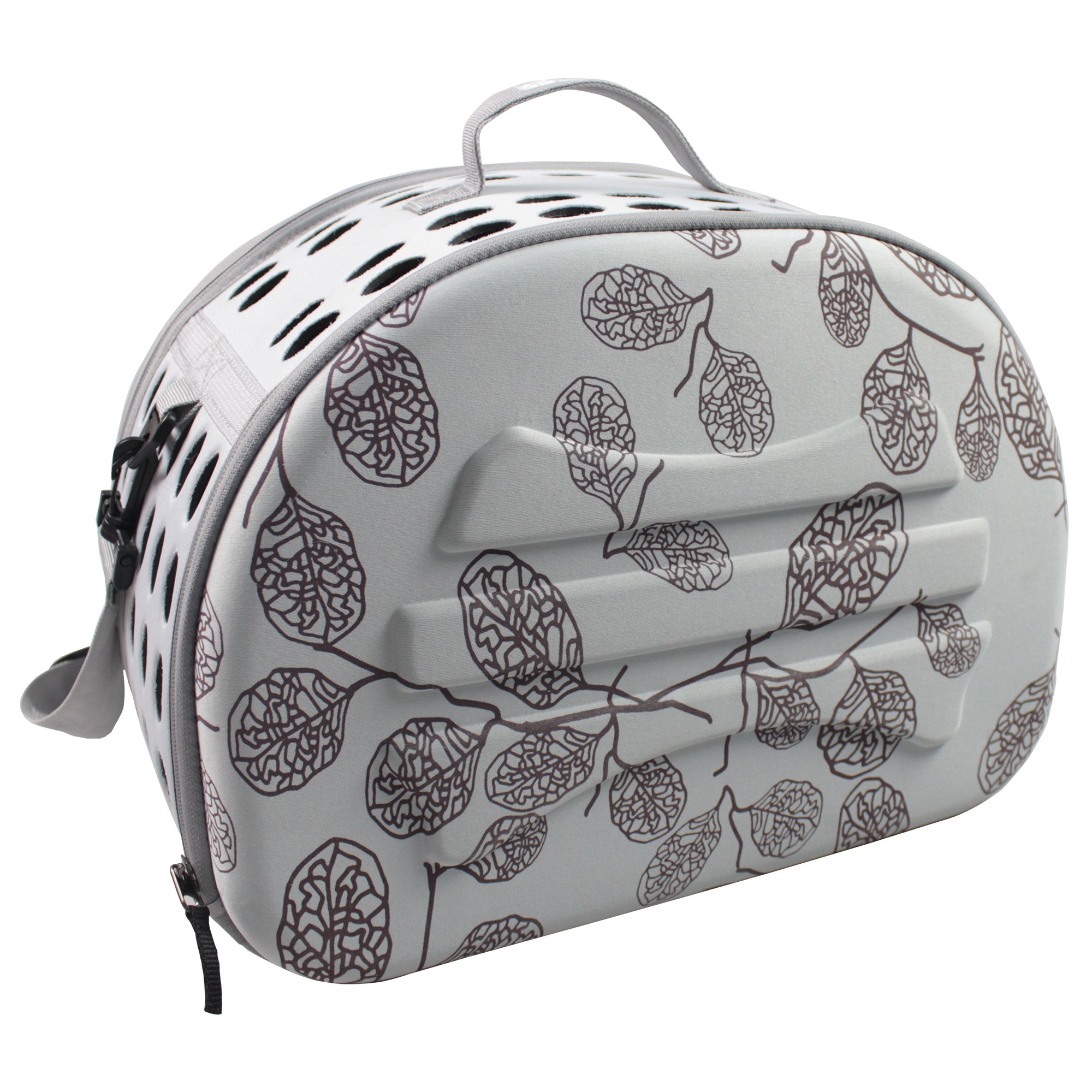 Pet Life ® Narrow Shelled Lightweight Collapsible Military Grade Transportable Designer Pet Carrier - Image 3