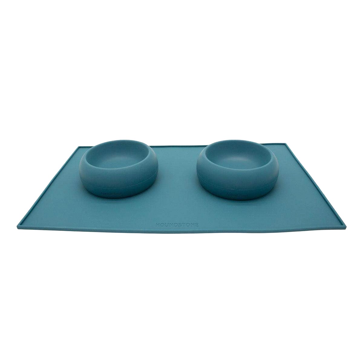 houndstone silicone dog food bowls on a silicone dog bowl mat