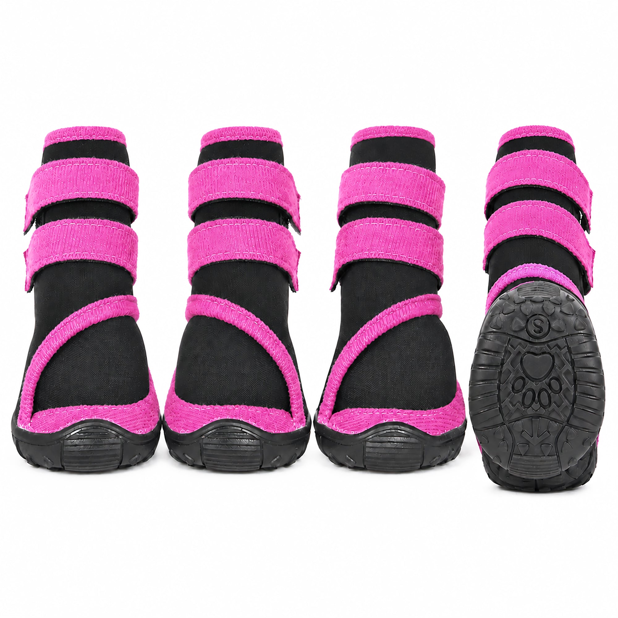 Pet Life ® Performance-Coned Premium Stretch Supportive Pet Shoes - Set Of 4 - Image 2
