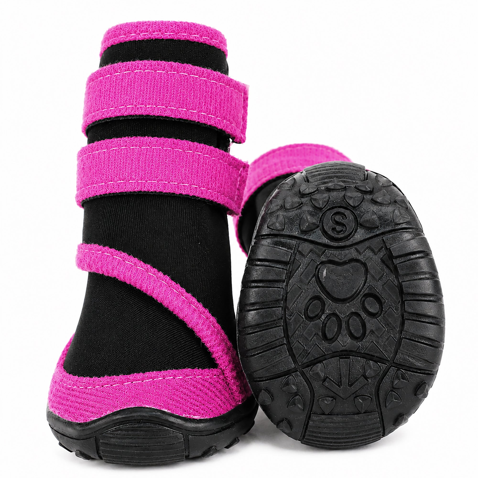 Pet Life ® Performance-Coned Premium Stretch Supportive Pet Shoes - Set Of 4 - Image 4