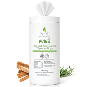 Pure and Natural Pet Flear and Tick Wipes