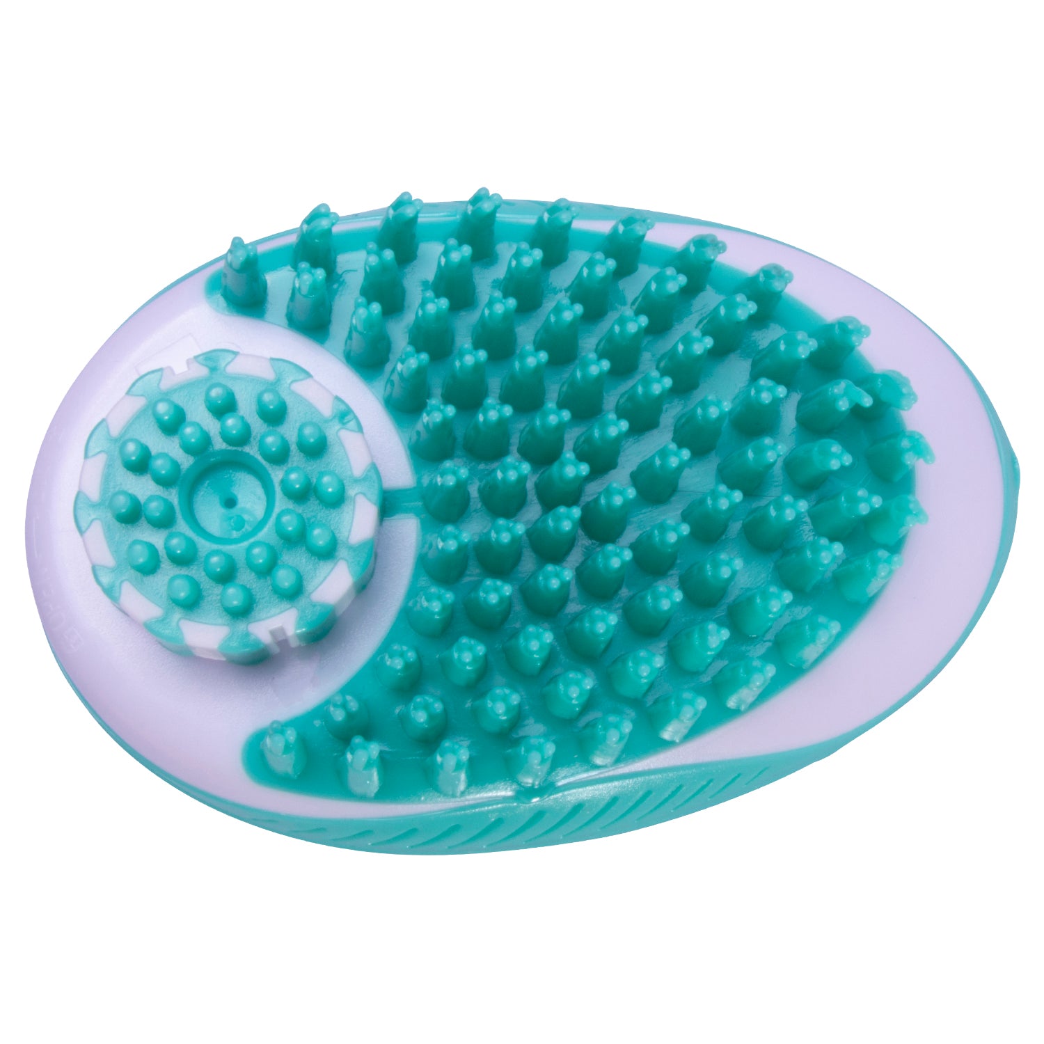 Pet Life ® 'Swasher' Shampoo Dispensing Massage and Bathing Brush - Image 2