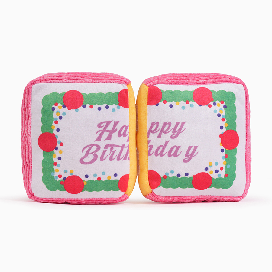 Yappy Birthday — Birthday Cake Slice