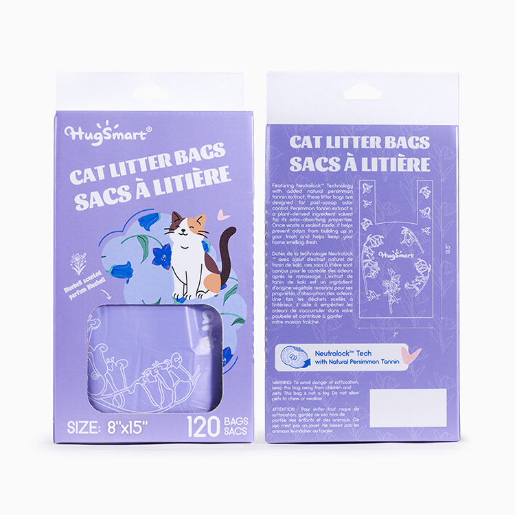 Cat Litter Bag – Bluebell Scented 120pcs - Image 2