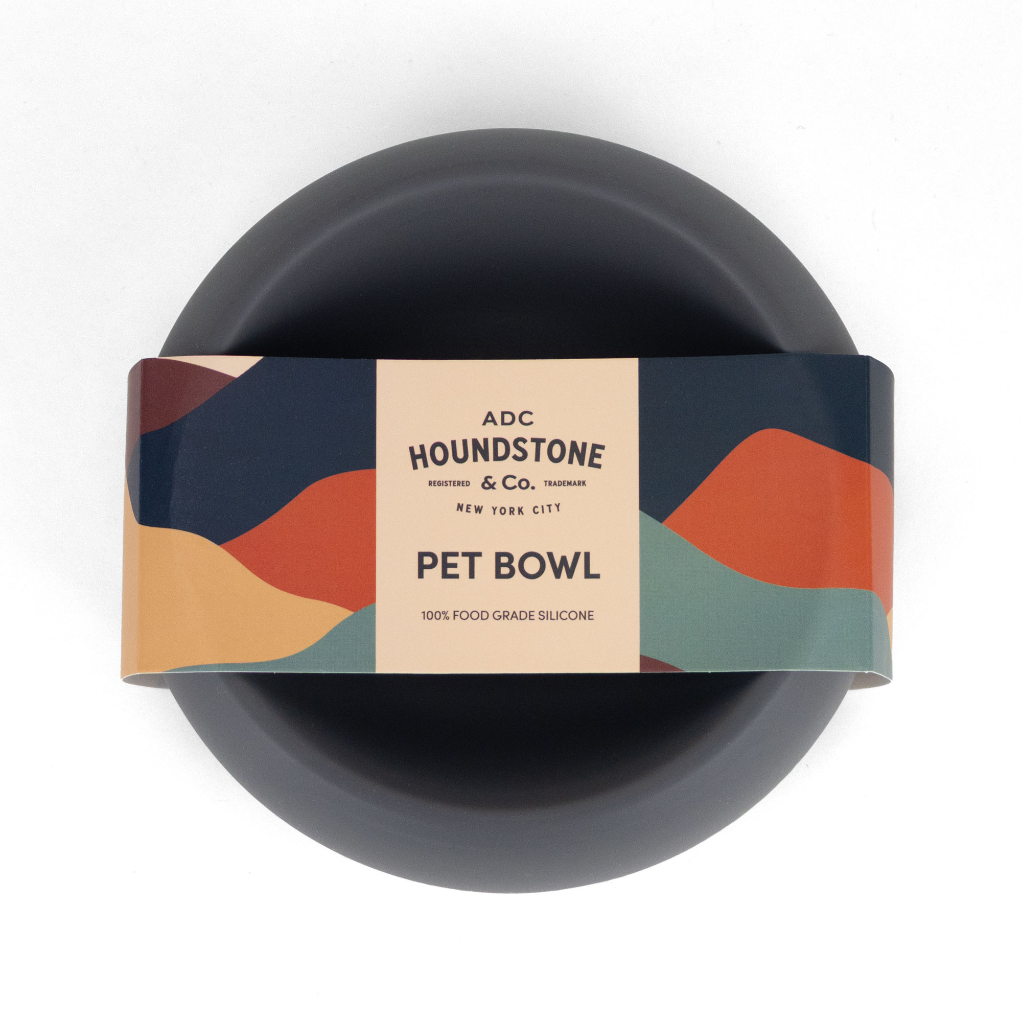 Coquito Silicone Dog Bowl, 1 Cup, Charcoal