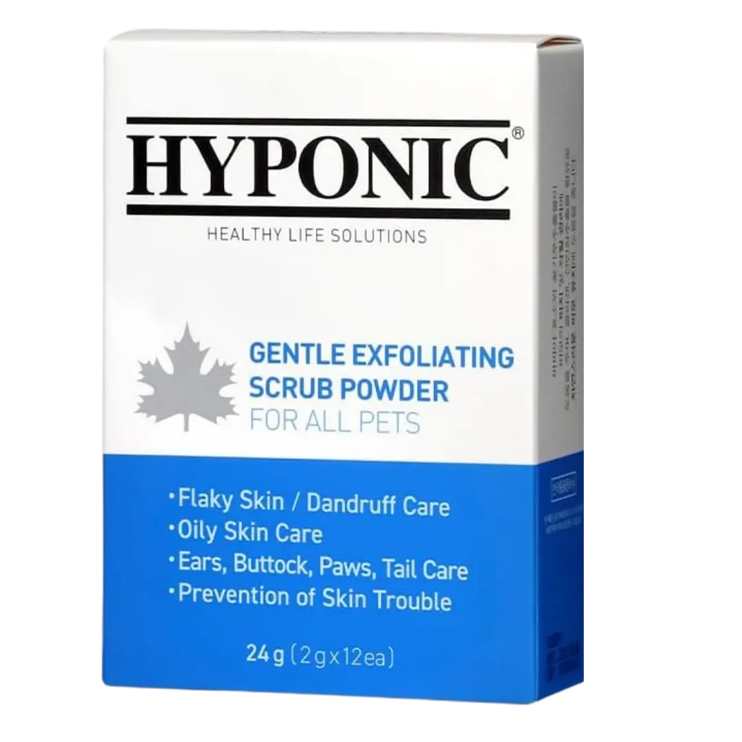 Gentle Exfoliating Scrub Powder for all pets 24g (2g X 12pack) by Hyponic