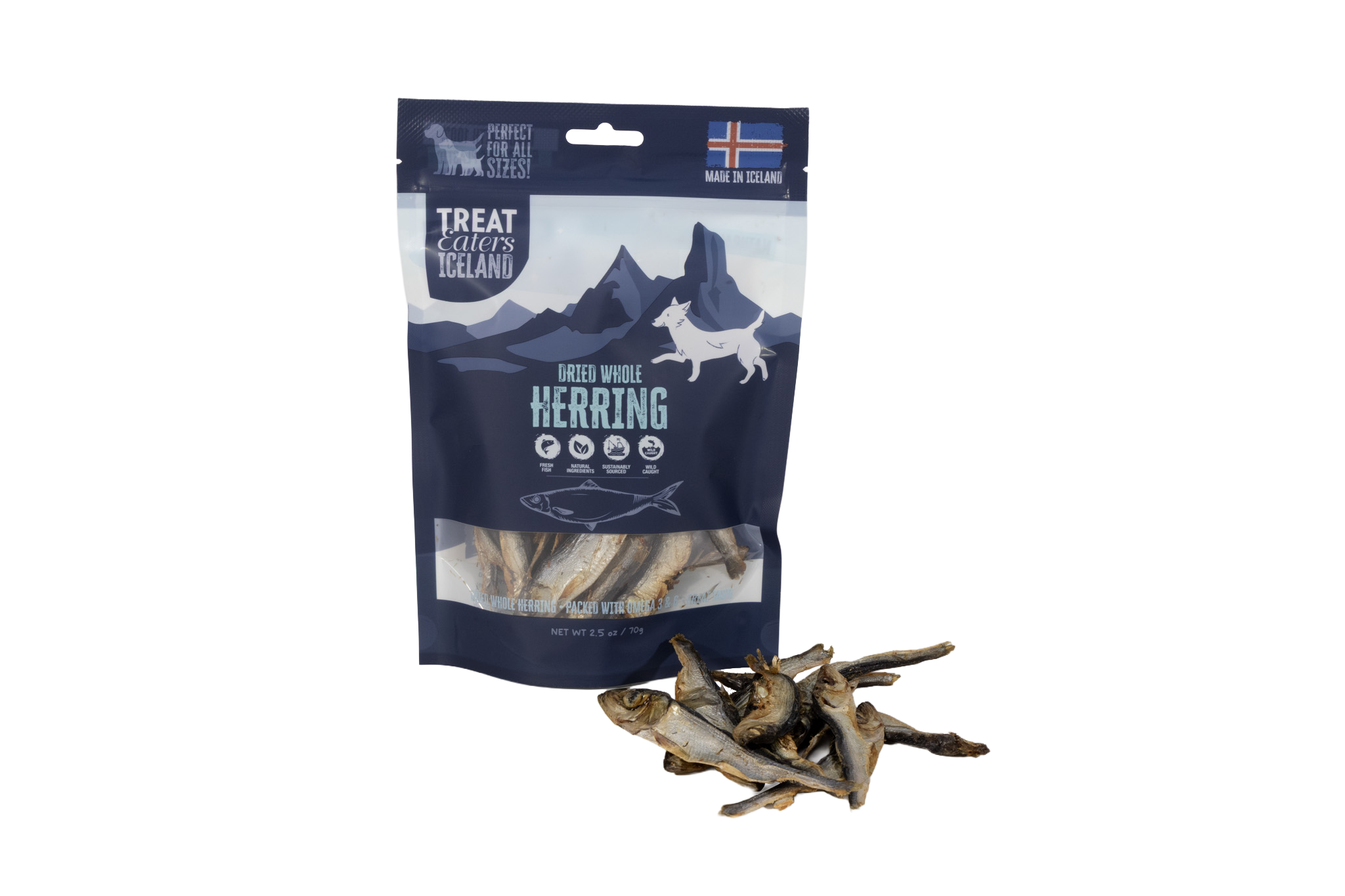 Dried Herring 2.5 oz Bag - Image 2