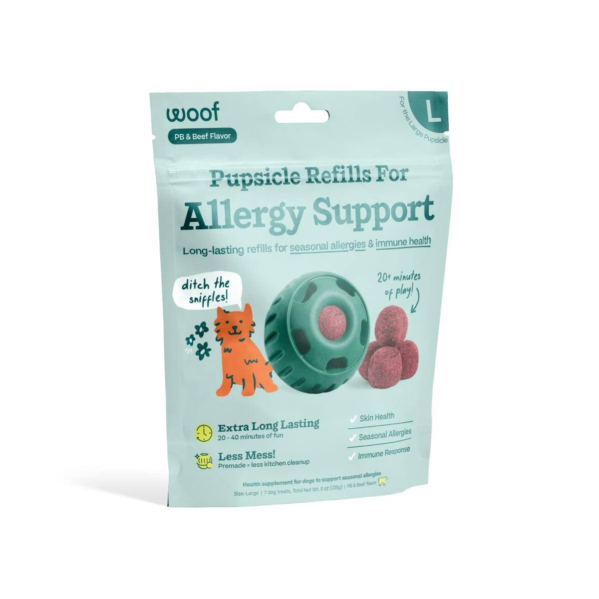 WOOF Allergy Support Wellness Pops Large - Image 3