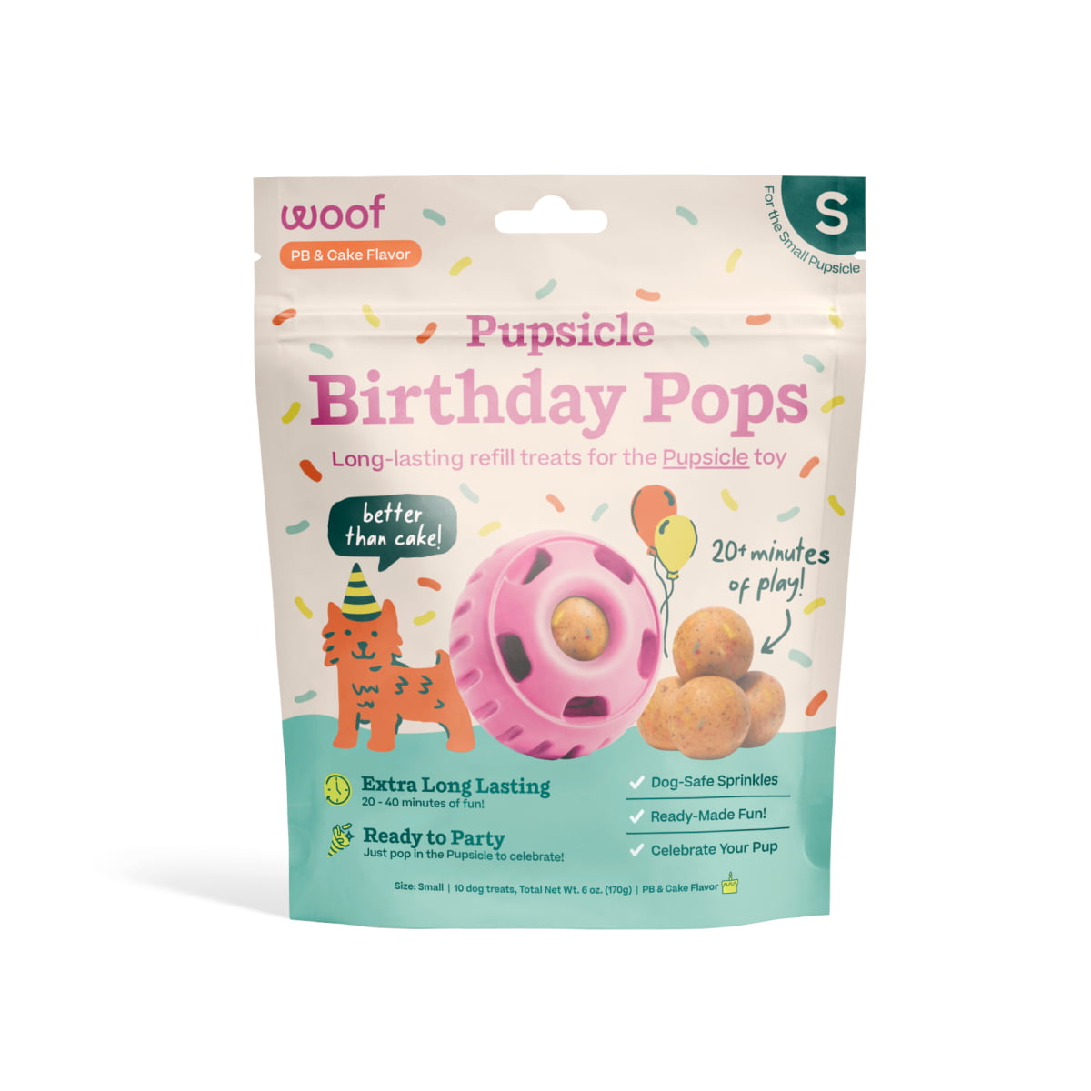 WOOF Birthday Pops Small